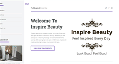 Desktop Screenshot of inspirebeauty.org.uk