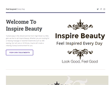 Tablet Screenshot of inspirebeauty.org.uk